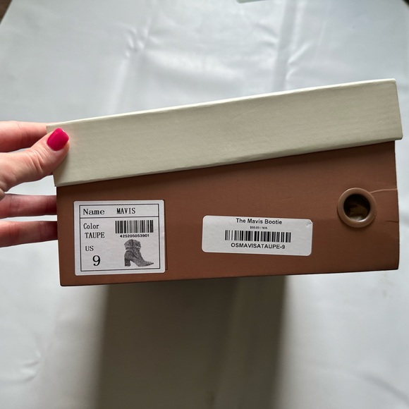 NWT Beige Booties - Picture 2 of 4